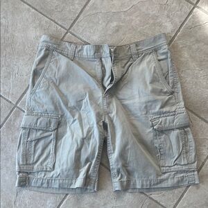 St. John's Bay Light Gray Cargo Shorts